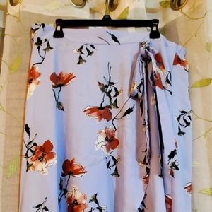 Skirt floral elastic